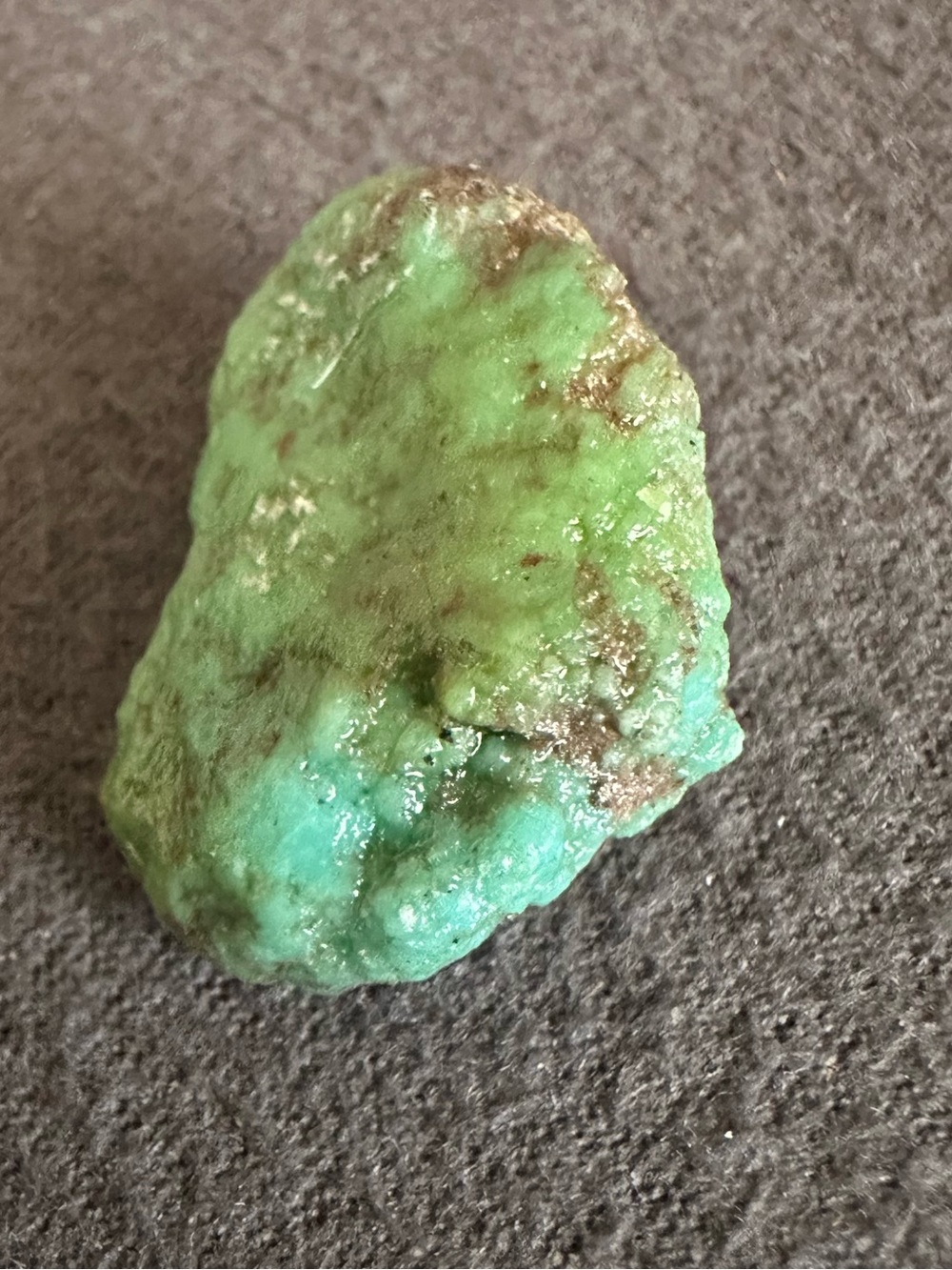 22ct Turquoise Nugget 4g High Hardness Rough Stone - Picture 4 of 8